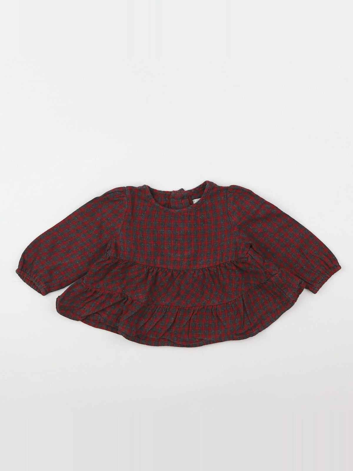 Zara - blouse rouge - 6/9 mois