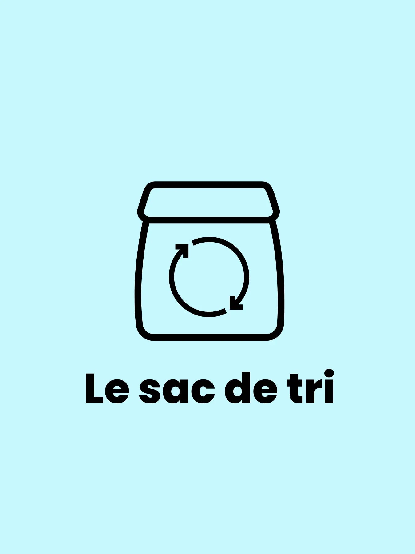 Envoyez nous leurs vêtements Sac de tri