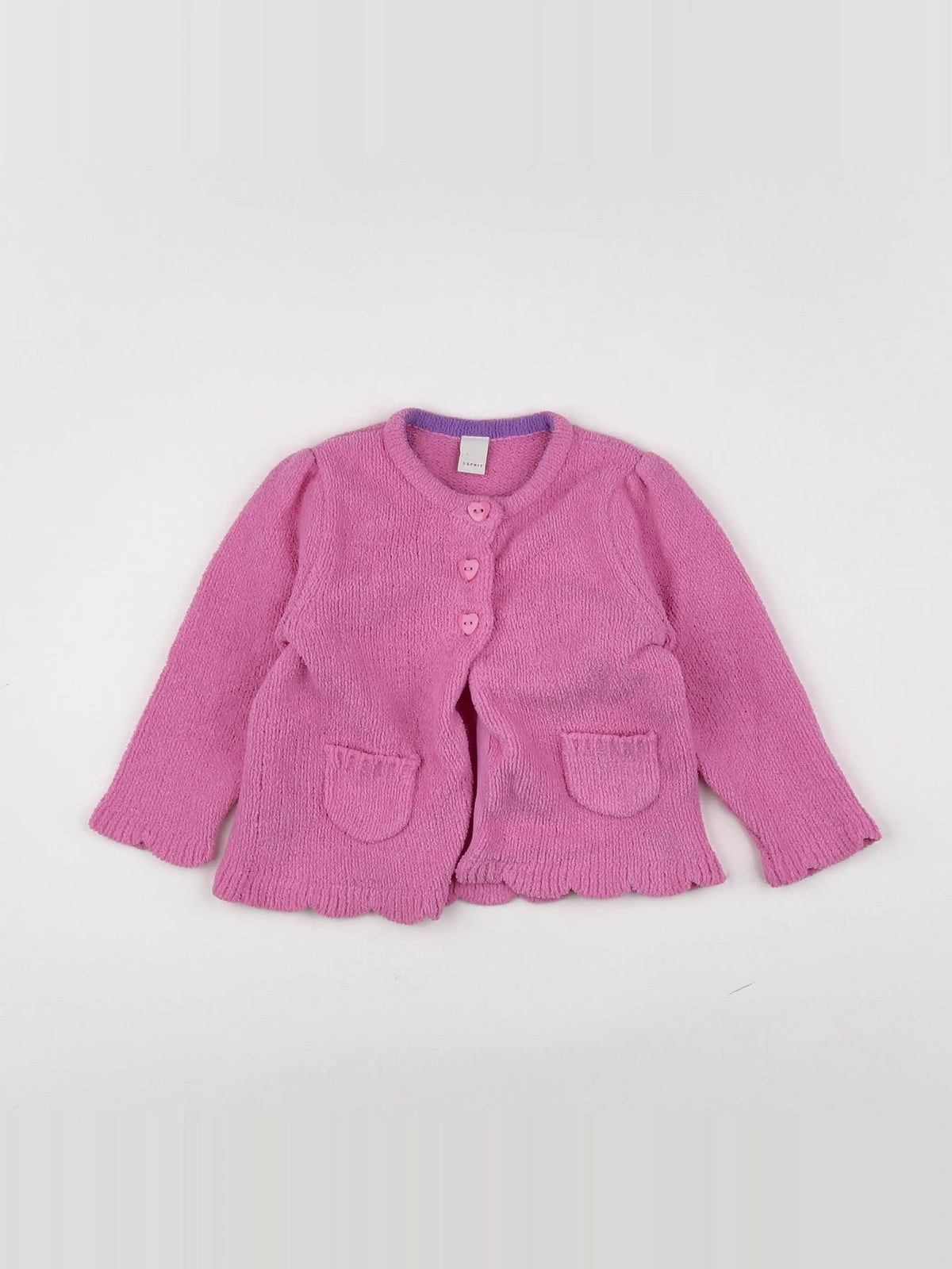Esprit - gilet rose - 6 mois
