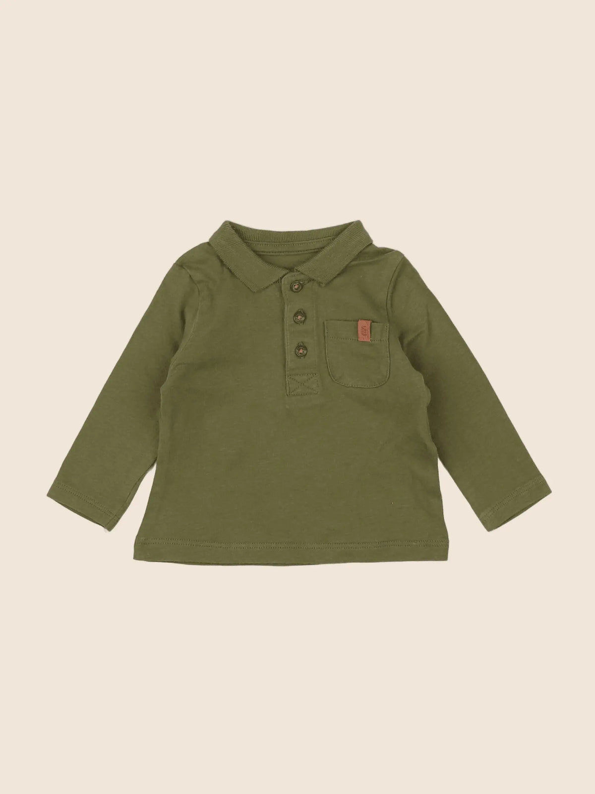 Vertbaudet - polo vert - 3 mois