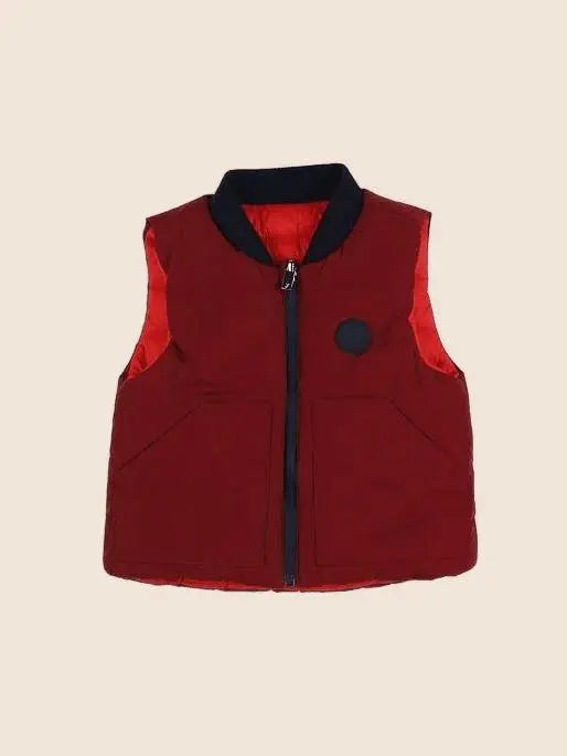 Jacadi - doudoune réversible rouge - 6 mois