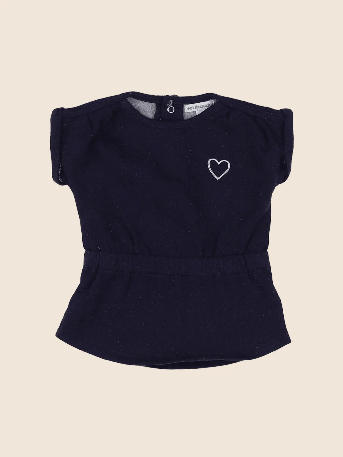 Vertbaudet - robe bleu - 9 mois