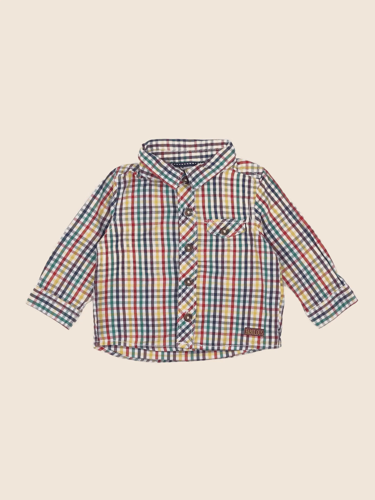 Tape à l'oeil - chemise multicolore - 6 mois