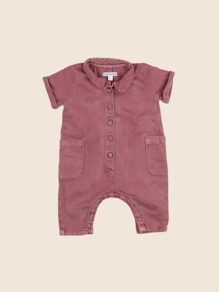 Vertbaudet - combinaison rose - 3 mois