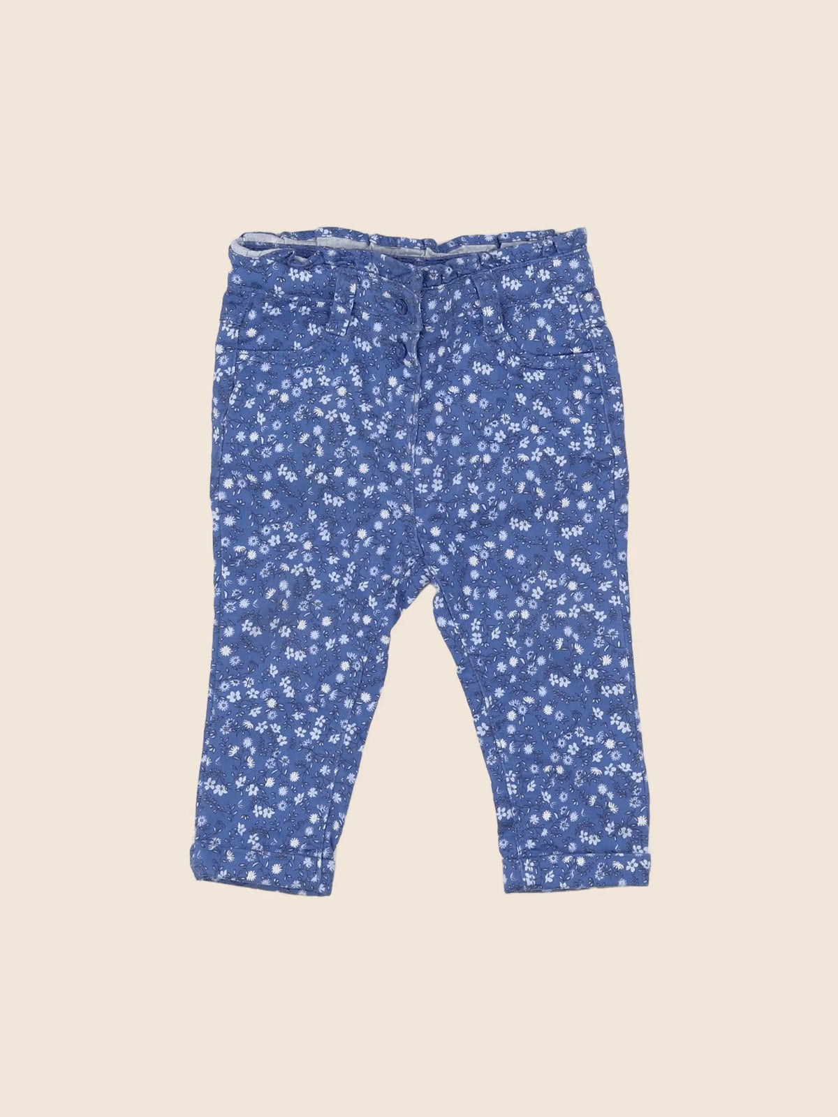 Tape à l'oeil - pantalon bleu - 9 mois