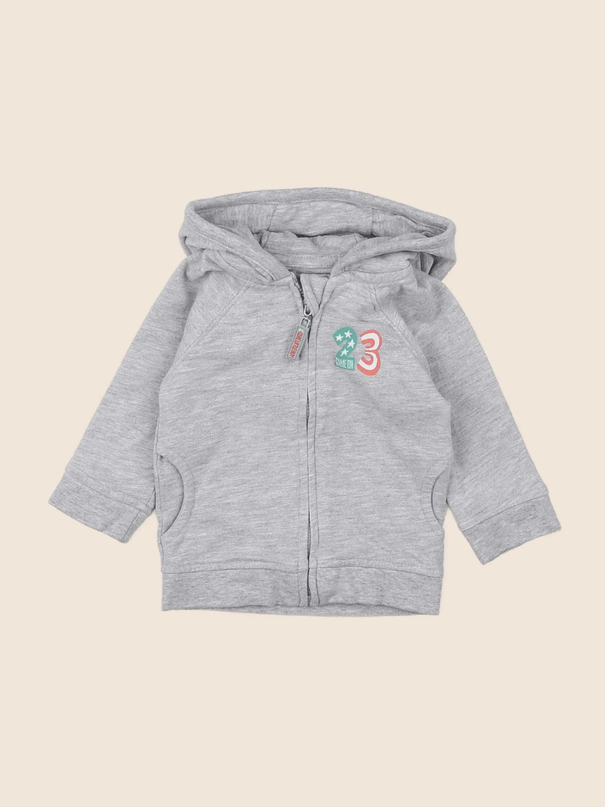Vertbaudet - sweat gris - 6 mois