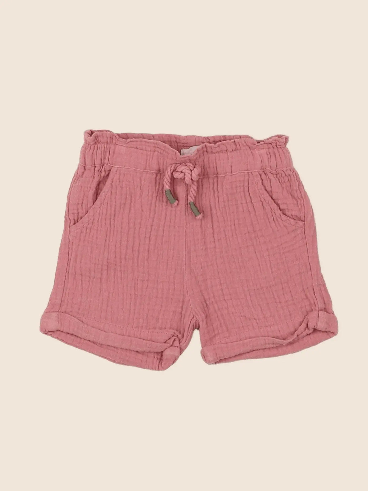 Vertbaudet - short rose - 6 mois