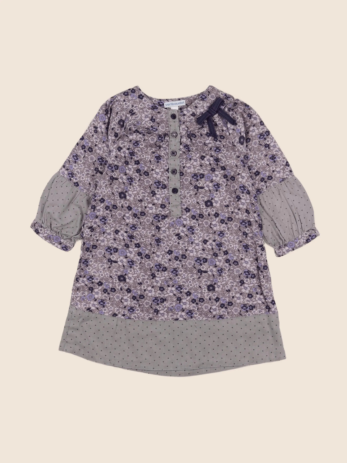 Vertbaudet - robe violet - 2 ans