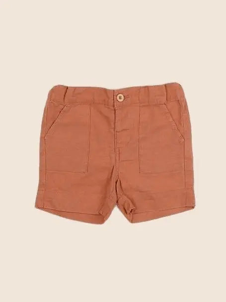 Vertbaudet - short marron - 6 mois