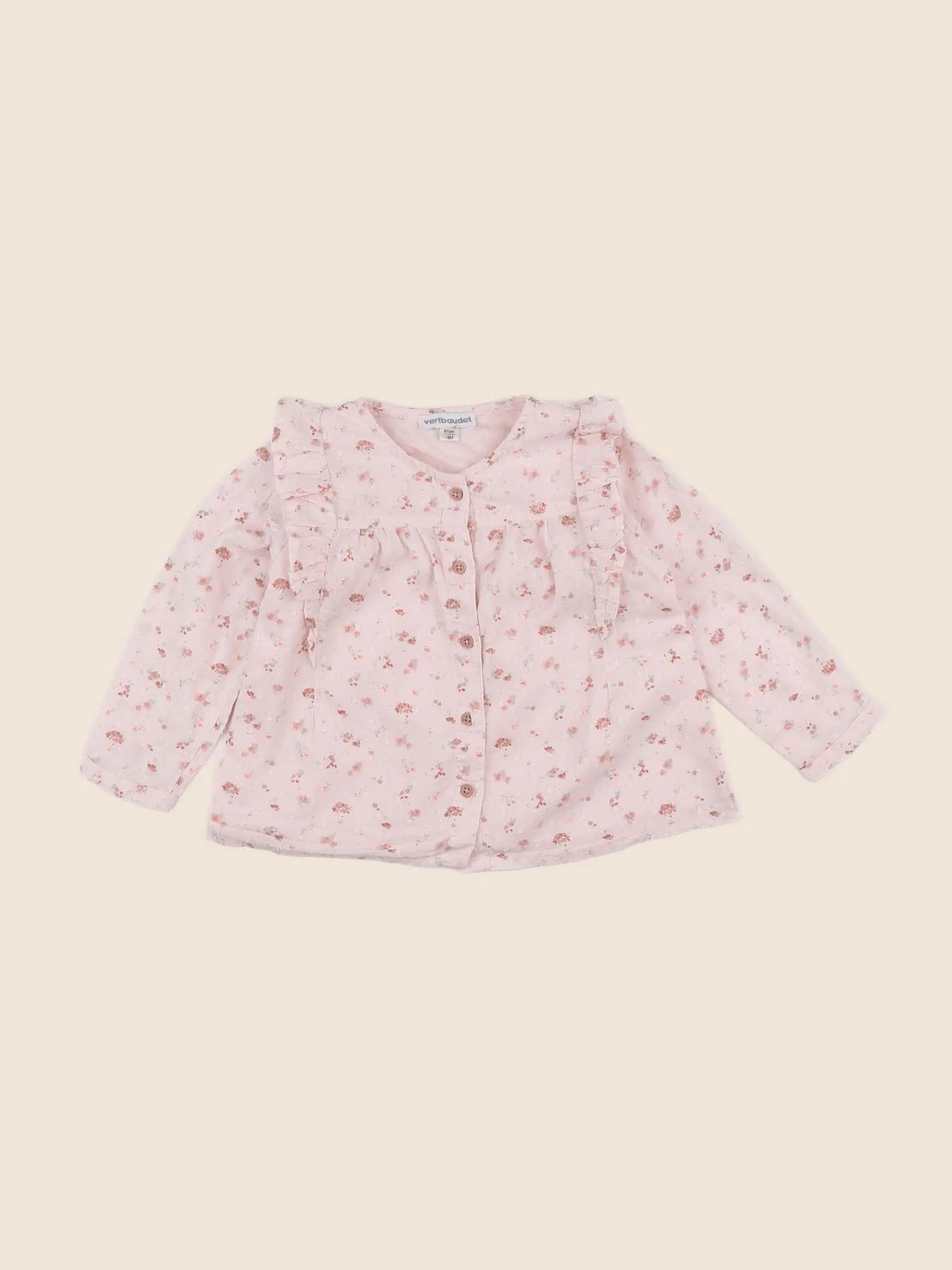 Vertbaudet - blouse rose - 18 mois