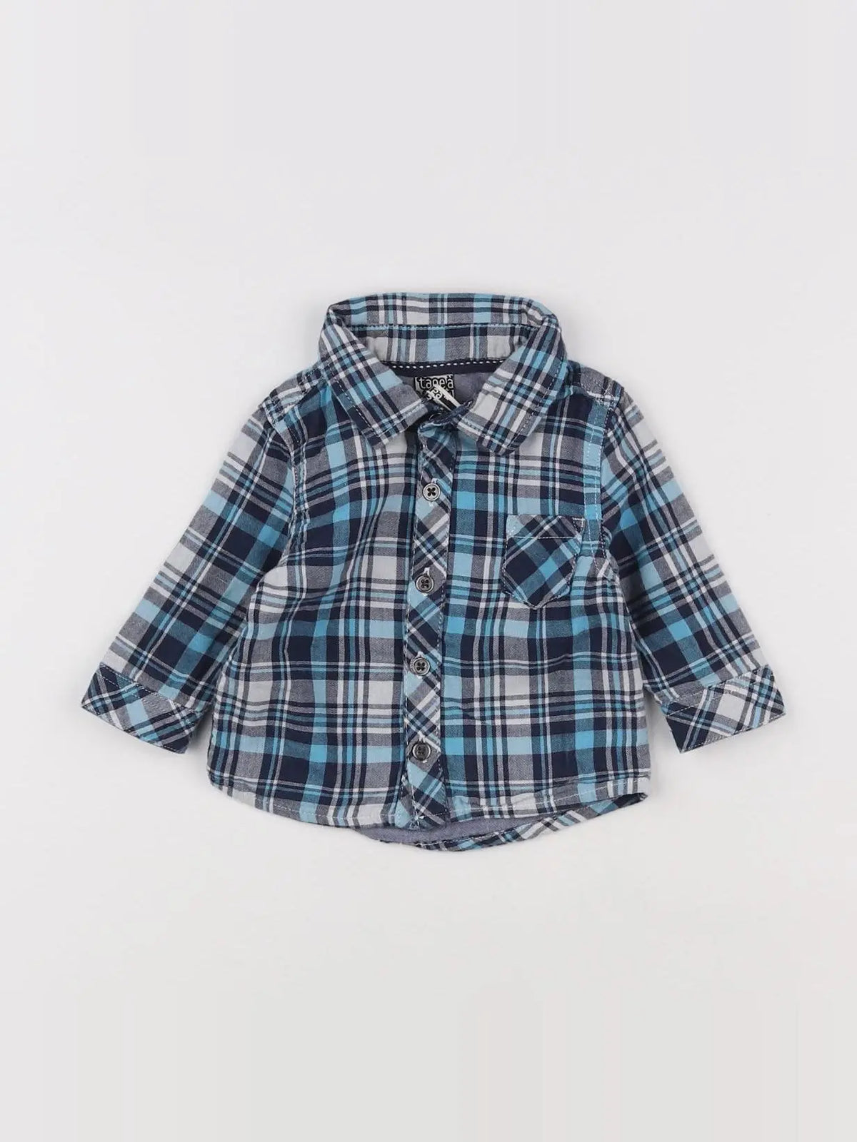 Tape à l'oeil - chemise bleu - 3 mois
