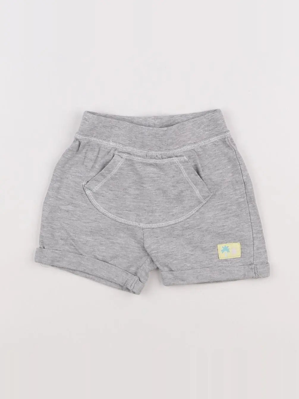 Vertbaudet - short gris - 12 mois