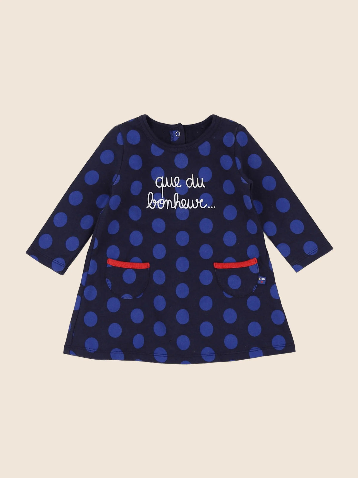 Absorba - robe bleu - 12 mois