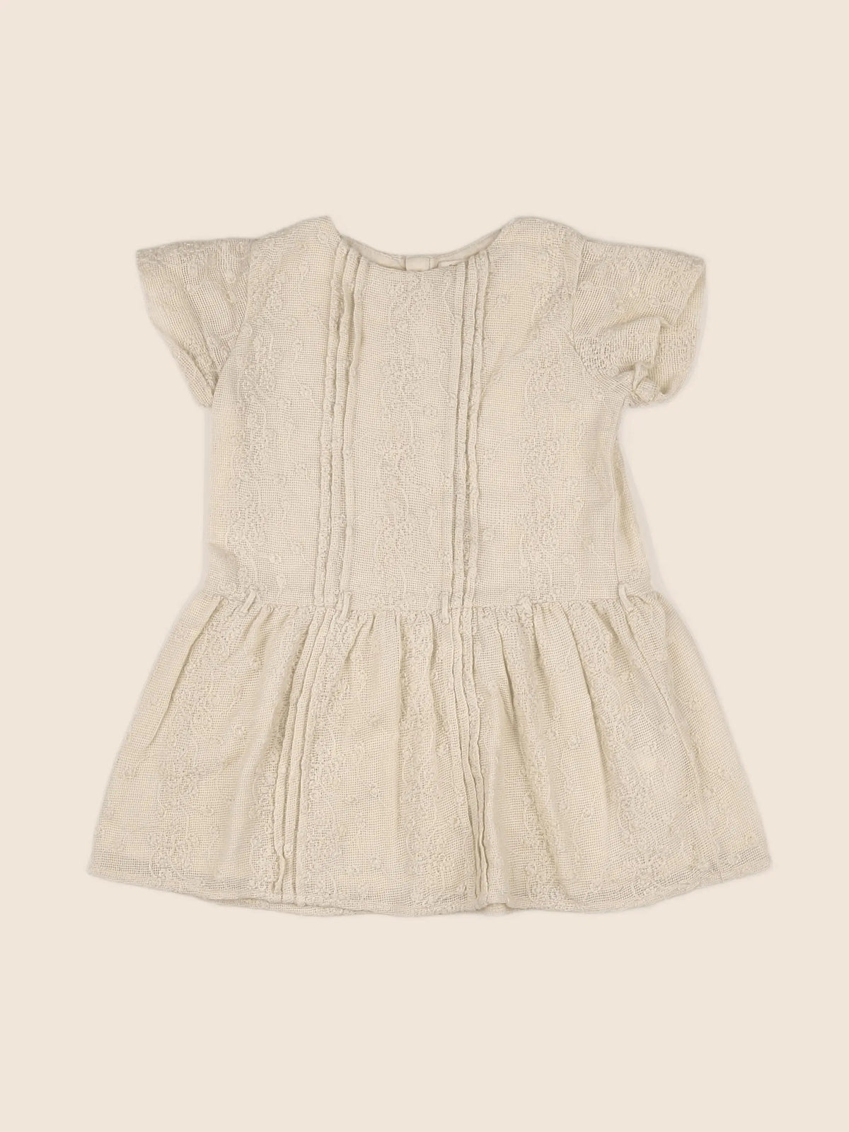 Zara - robe beige - 12/18 mois
