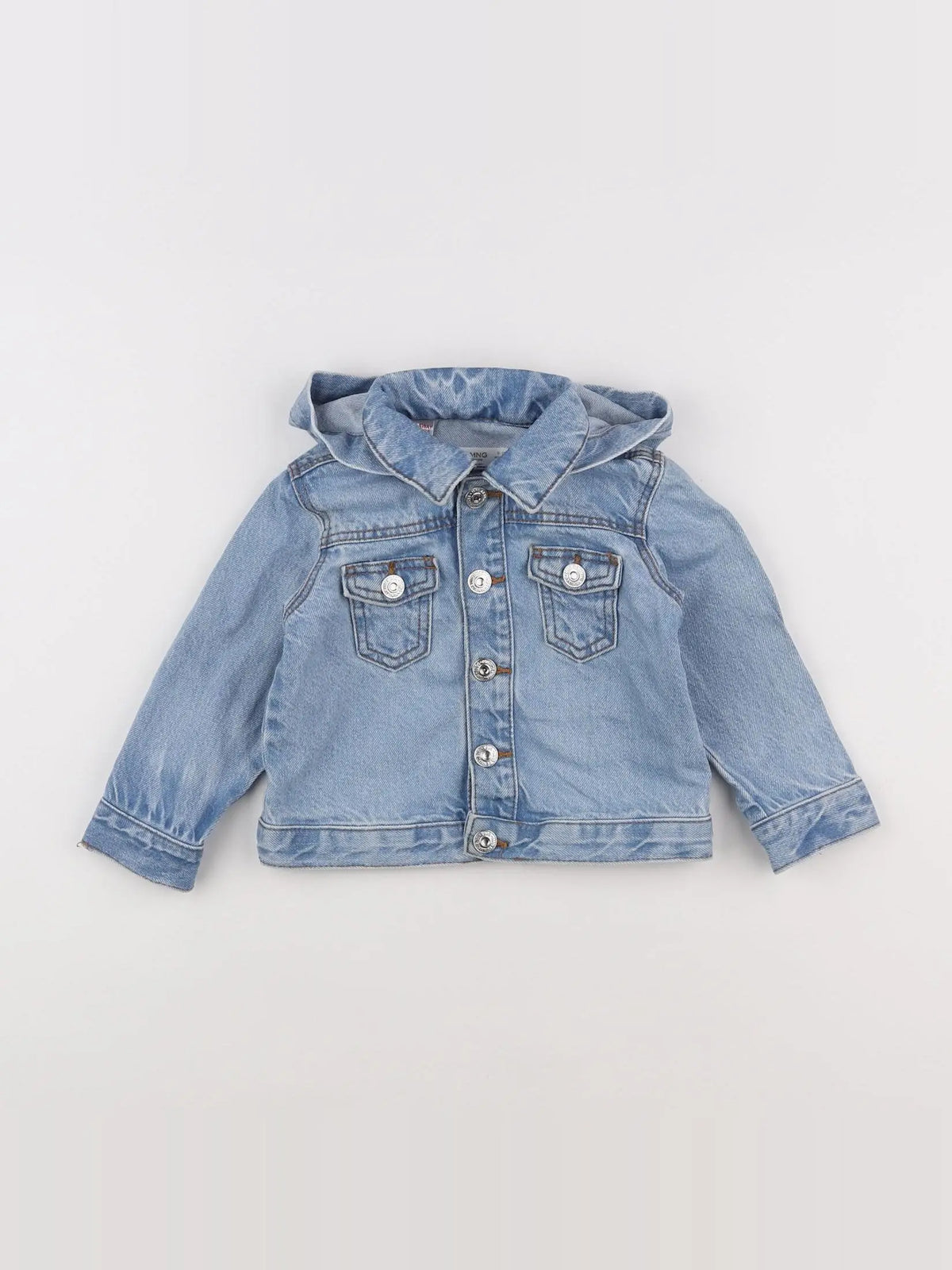 Mango - veste bleu - 9/12 mois