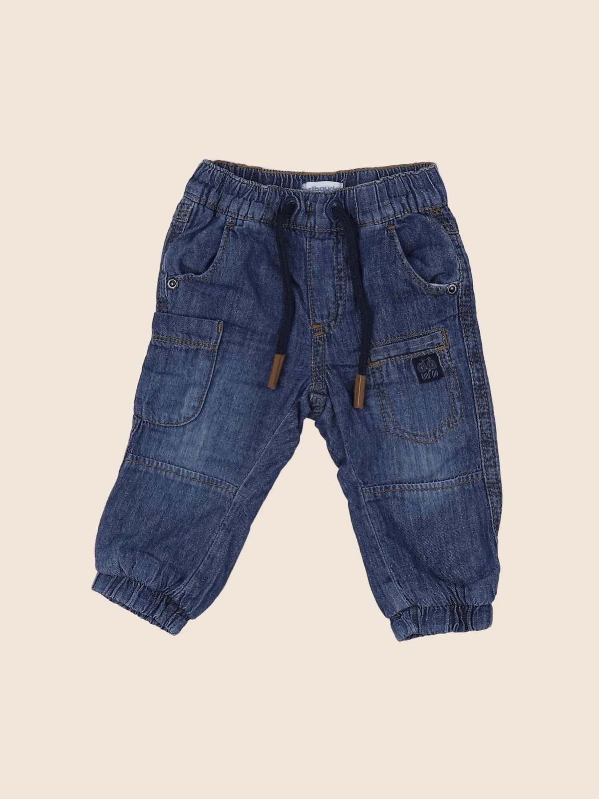 Vertbaudet - jean bleu - 6 mois