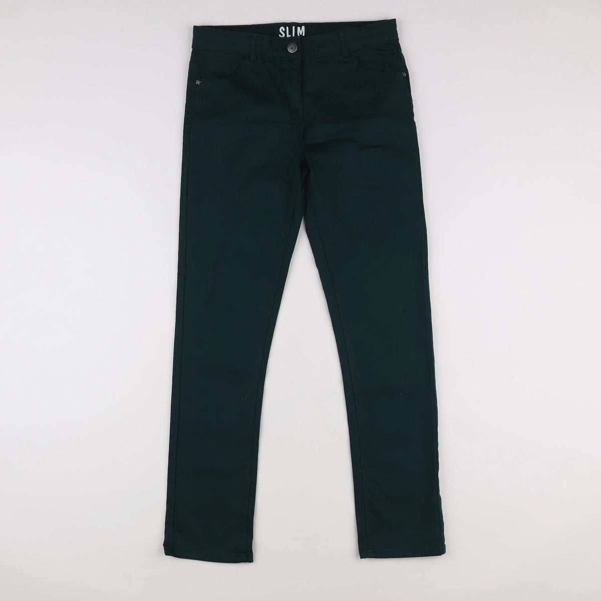 Vertbaudet - jean vert - 12 ans