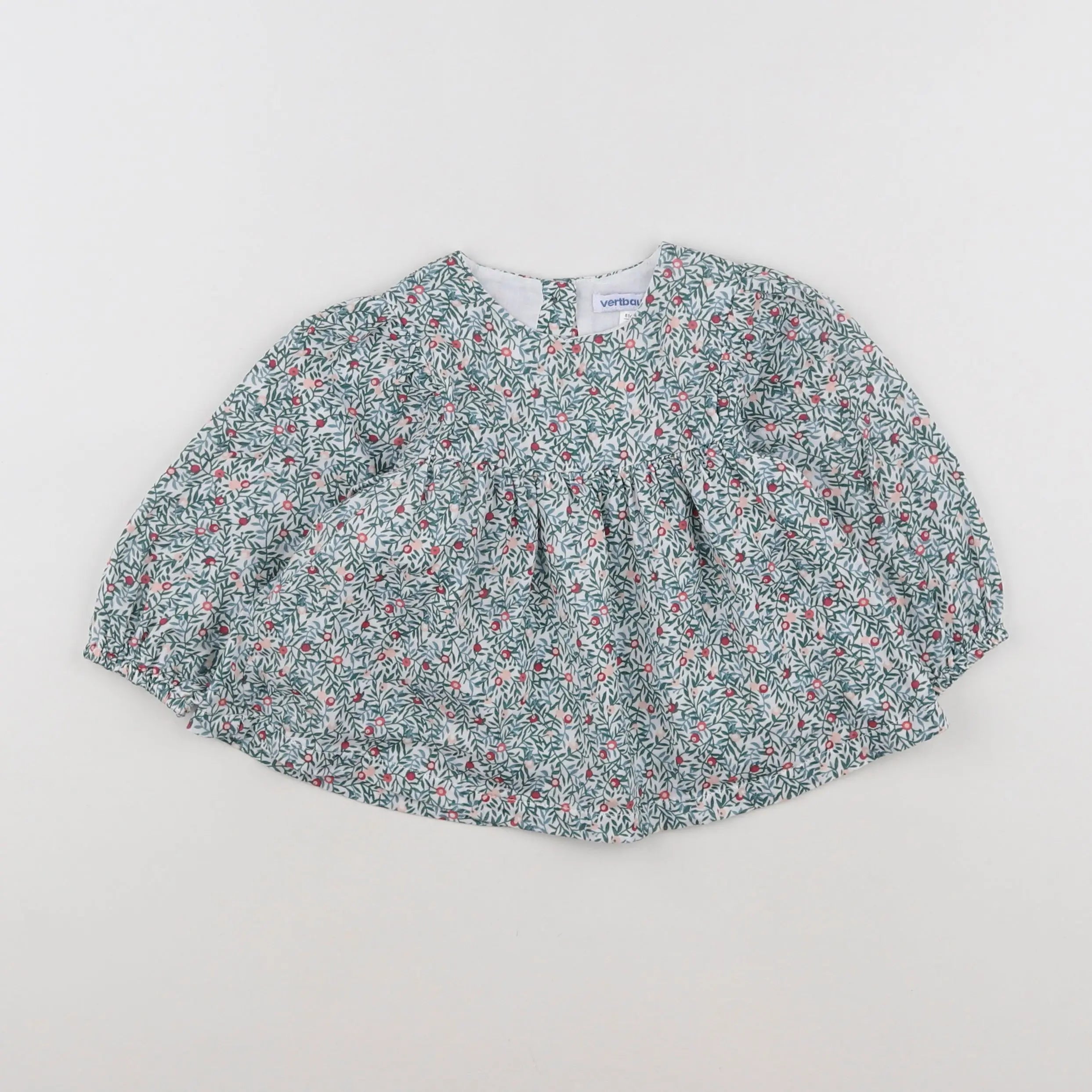 Vertbaudet - blouse multicolore - 18 mois