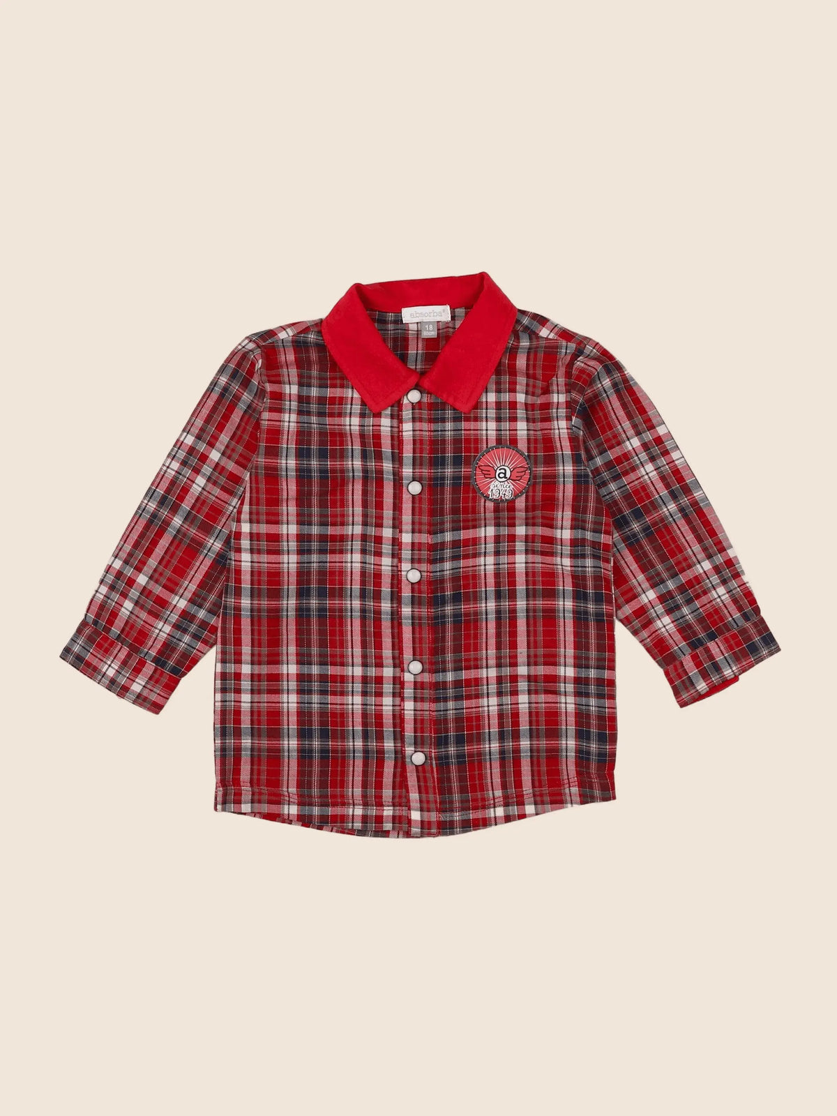 Absorba - chemise rouge - 18 mois