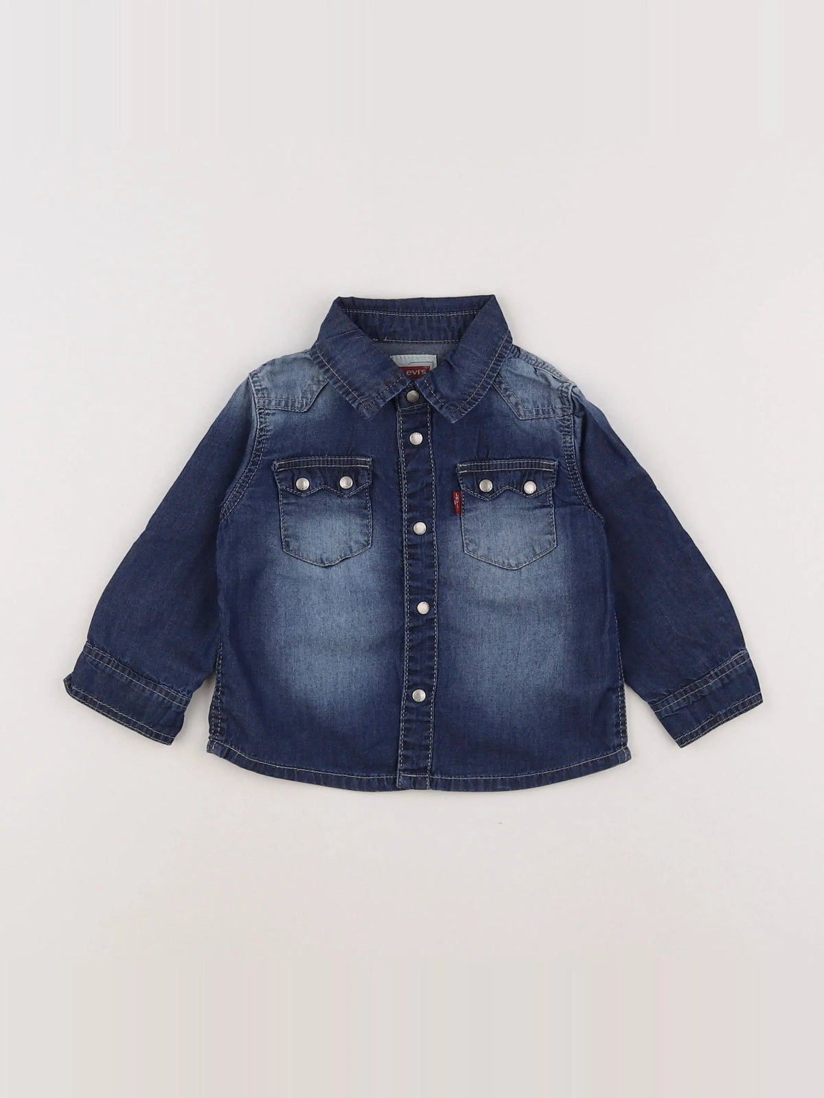 Levi's - chemise bleu - 12 mois