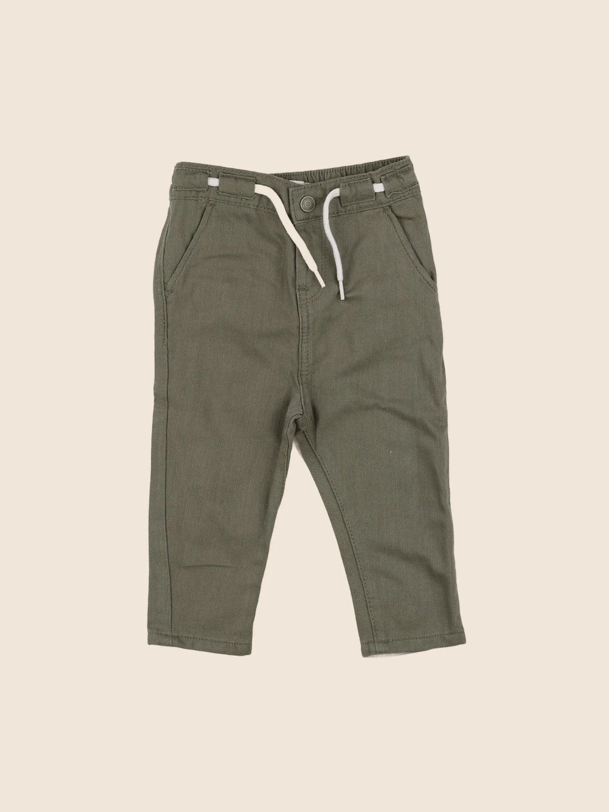Vertbaudet - pantalon vert - 9 mois