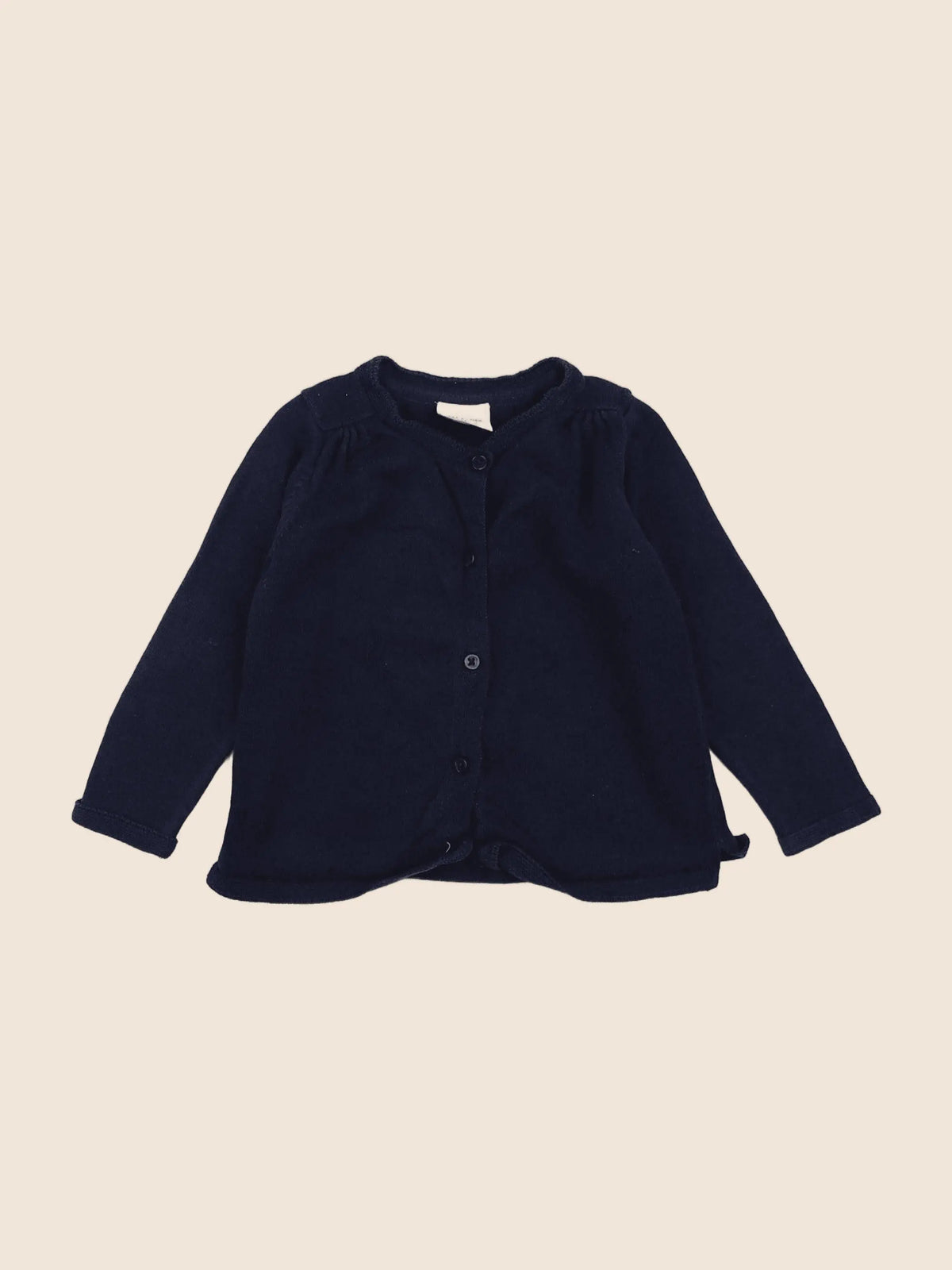 Tape à l'oeil - gilet bleu - 9 mois