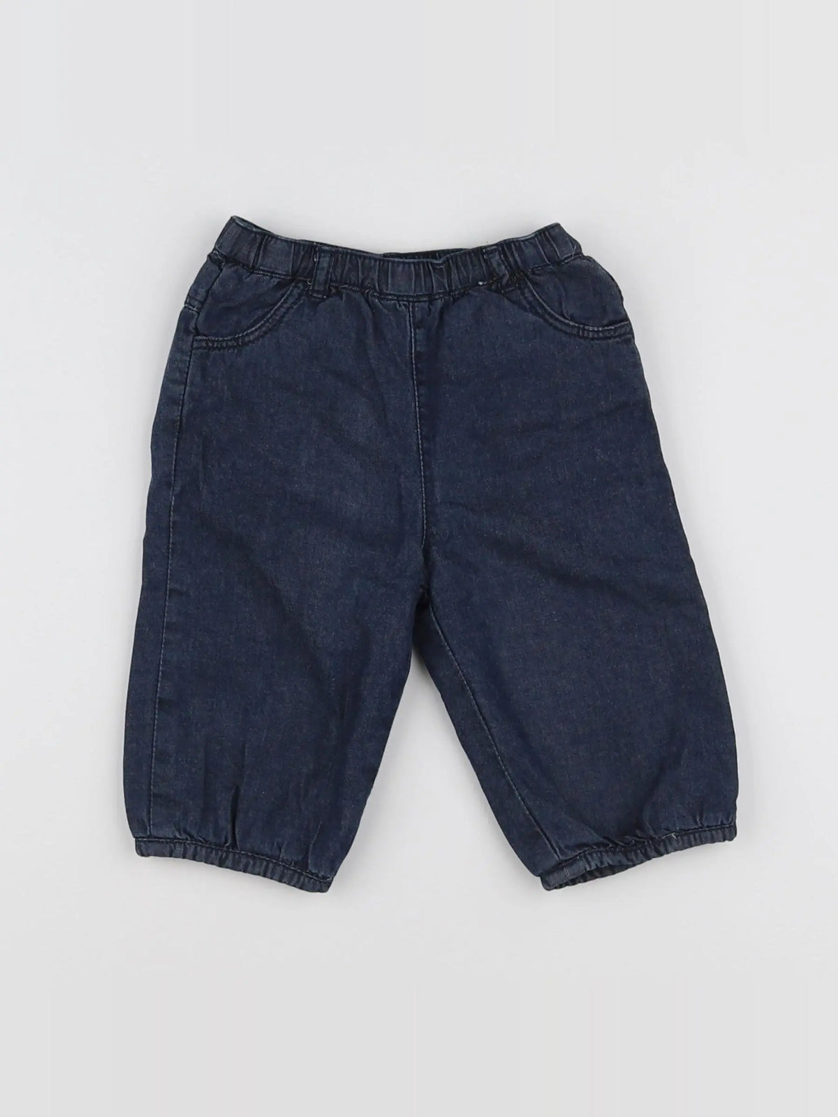 Boutchou - pantalon bleu - 6 mois