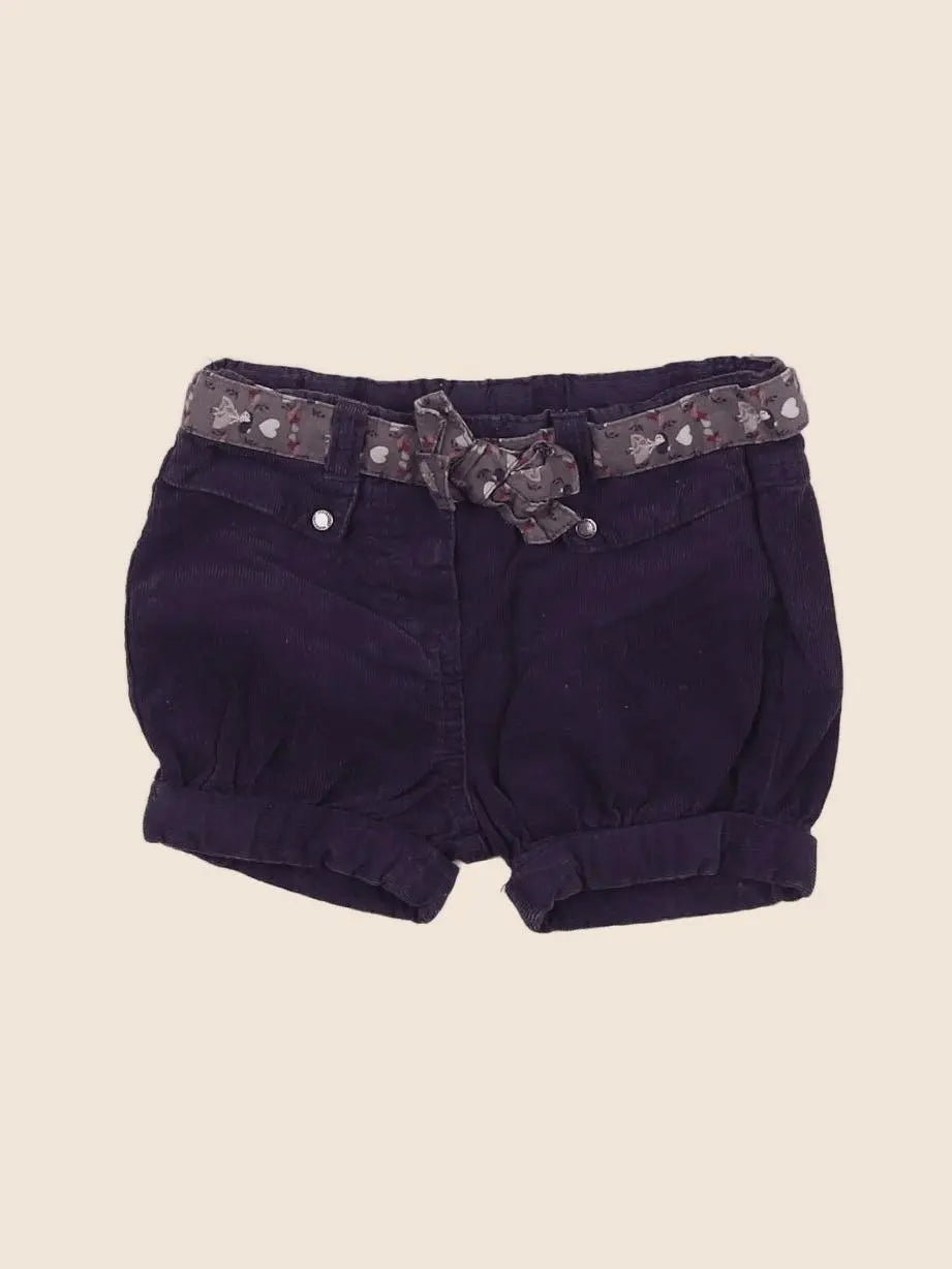 Vertbaudet - short violet - 12 mois