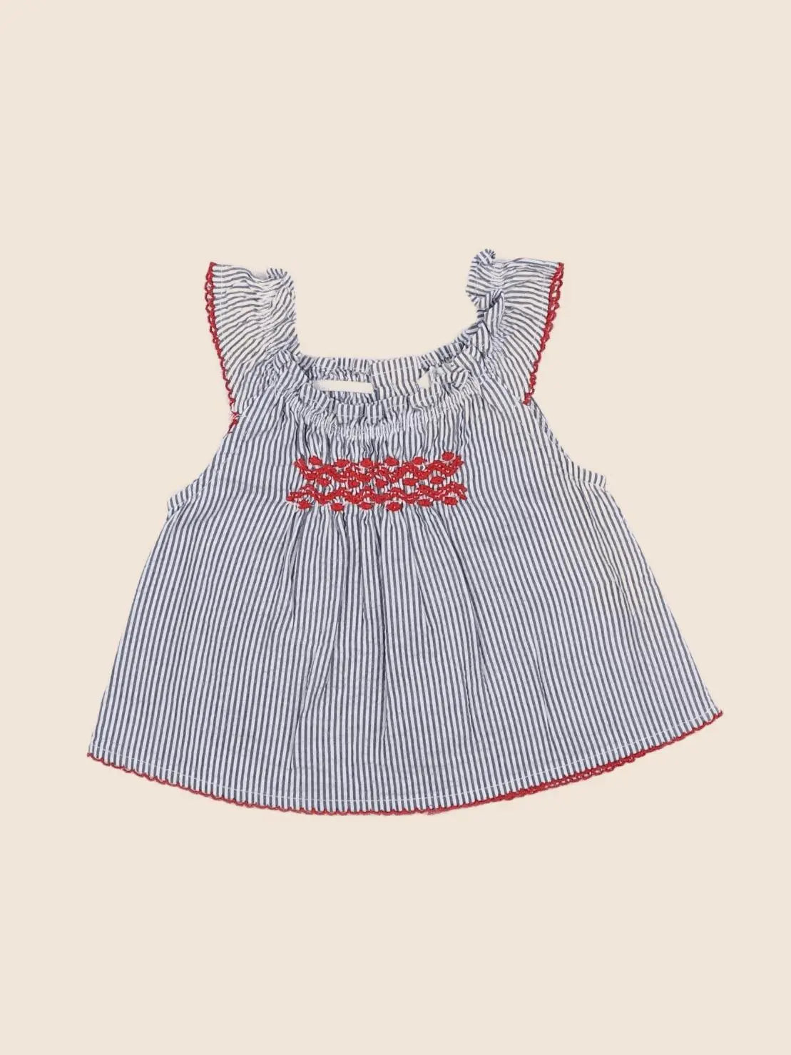 Boutchou - blouse bleu - 3 mois
