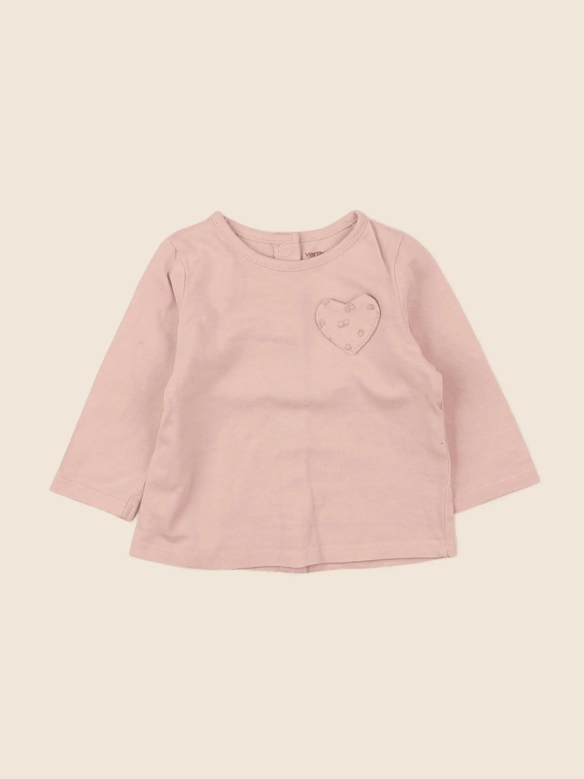 Vertbaudet - tee-shirt rose - 3 mois