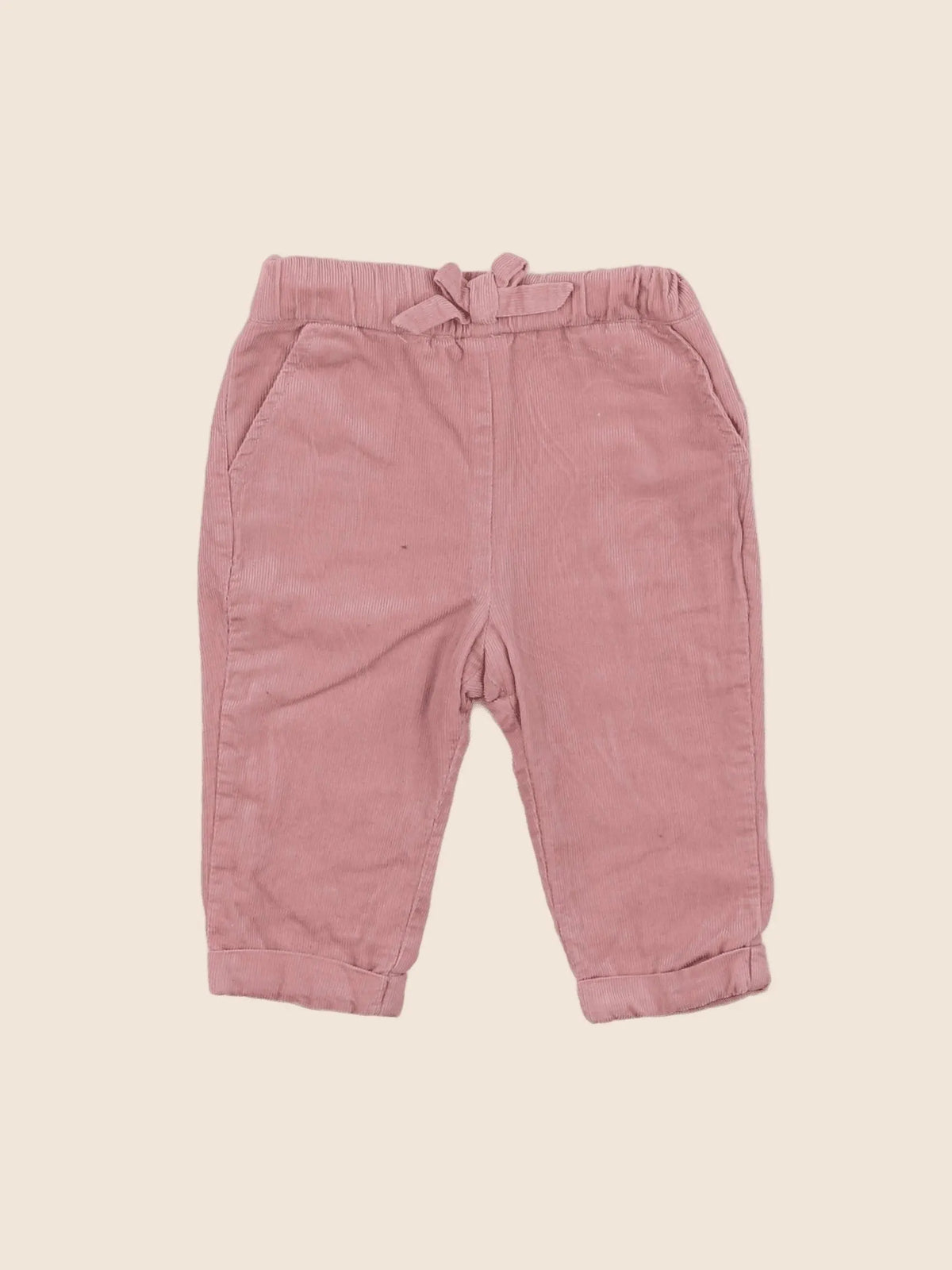 Vertbaudet - pantalon rose - 6 mois