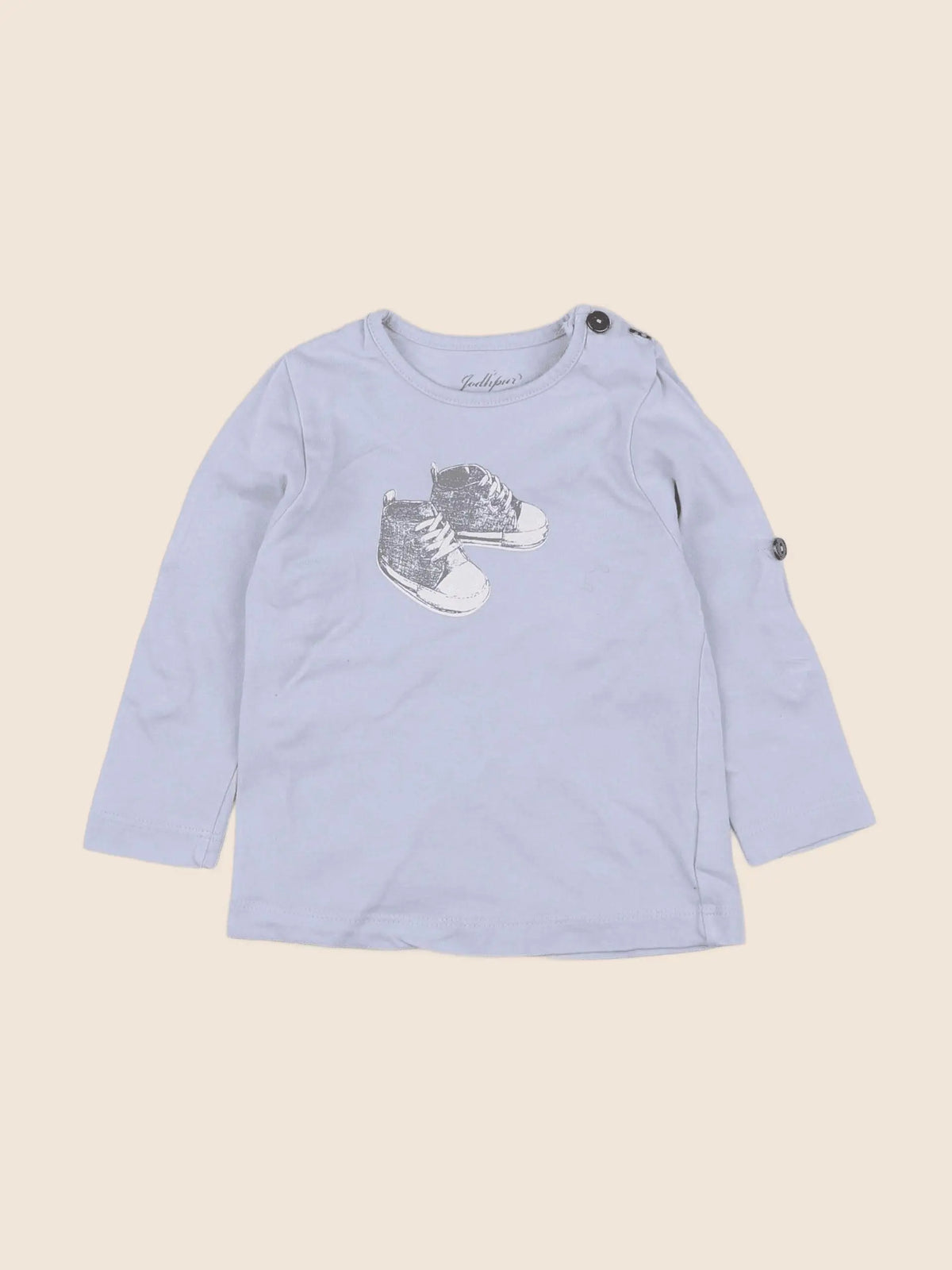Jodhpur - tee-shirt bleu - 12 mois