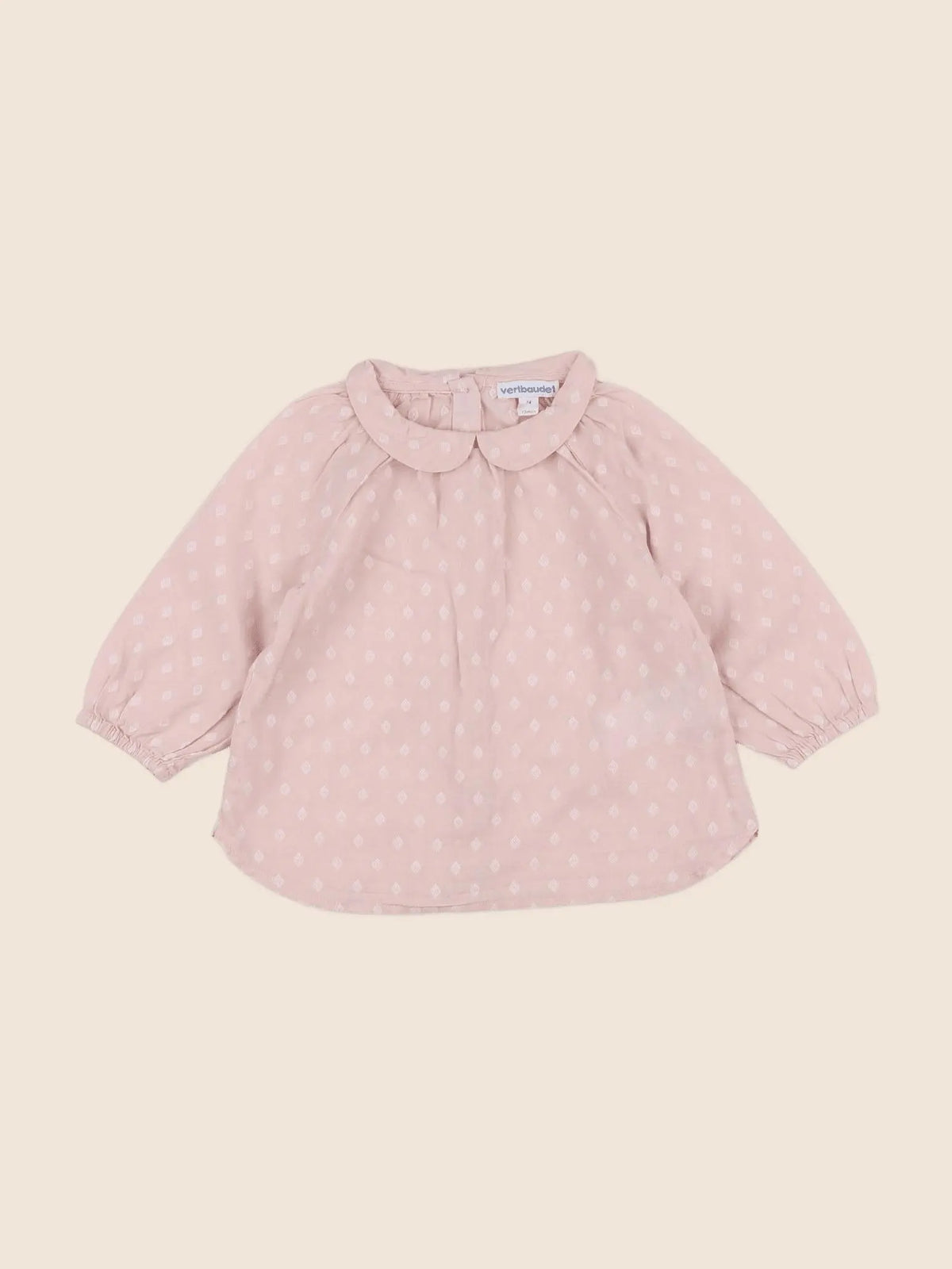 Vertbaudet - blouse rose - 12 mois