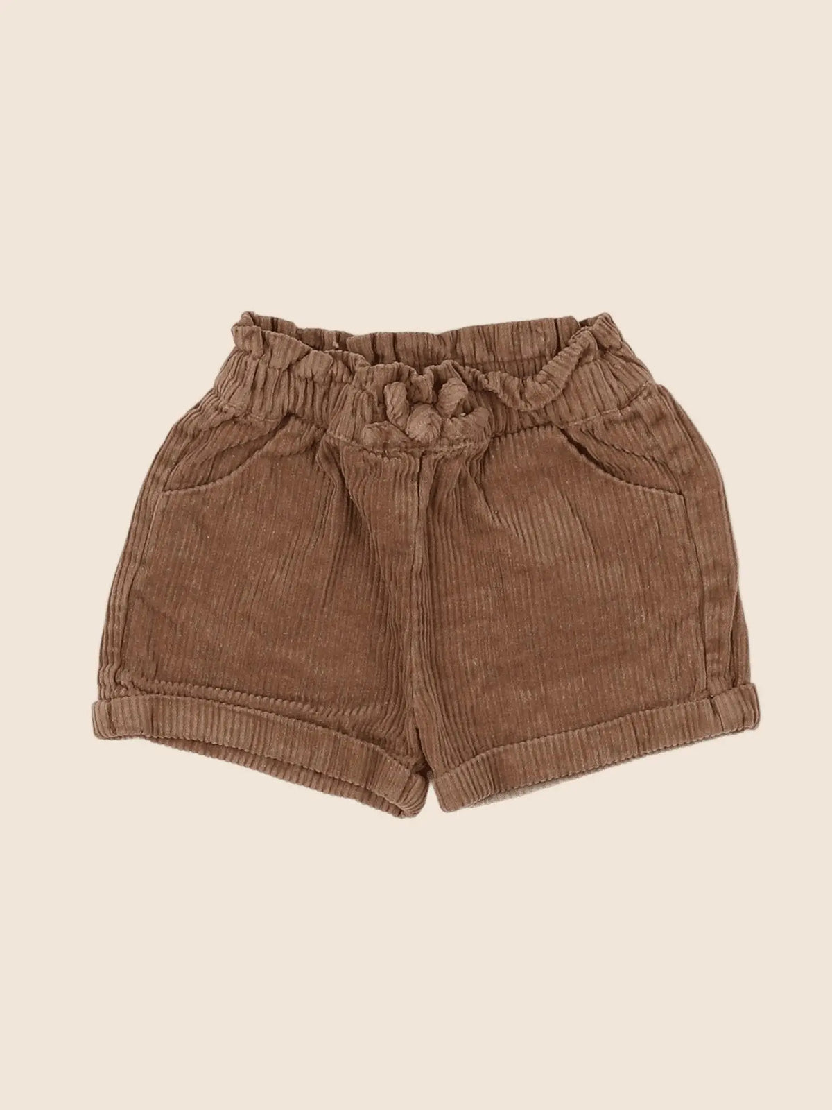 Vertbaudet - short marron - 9 mois