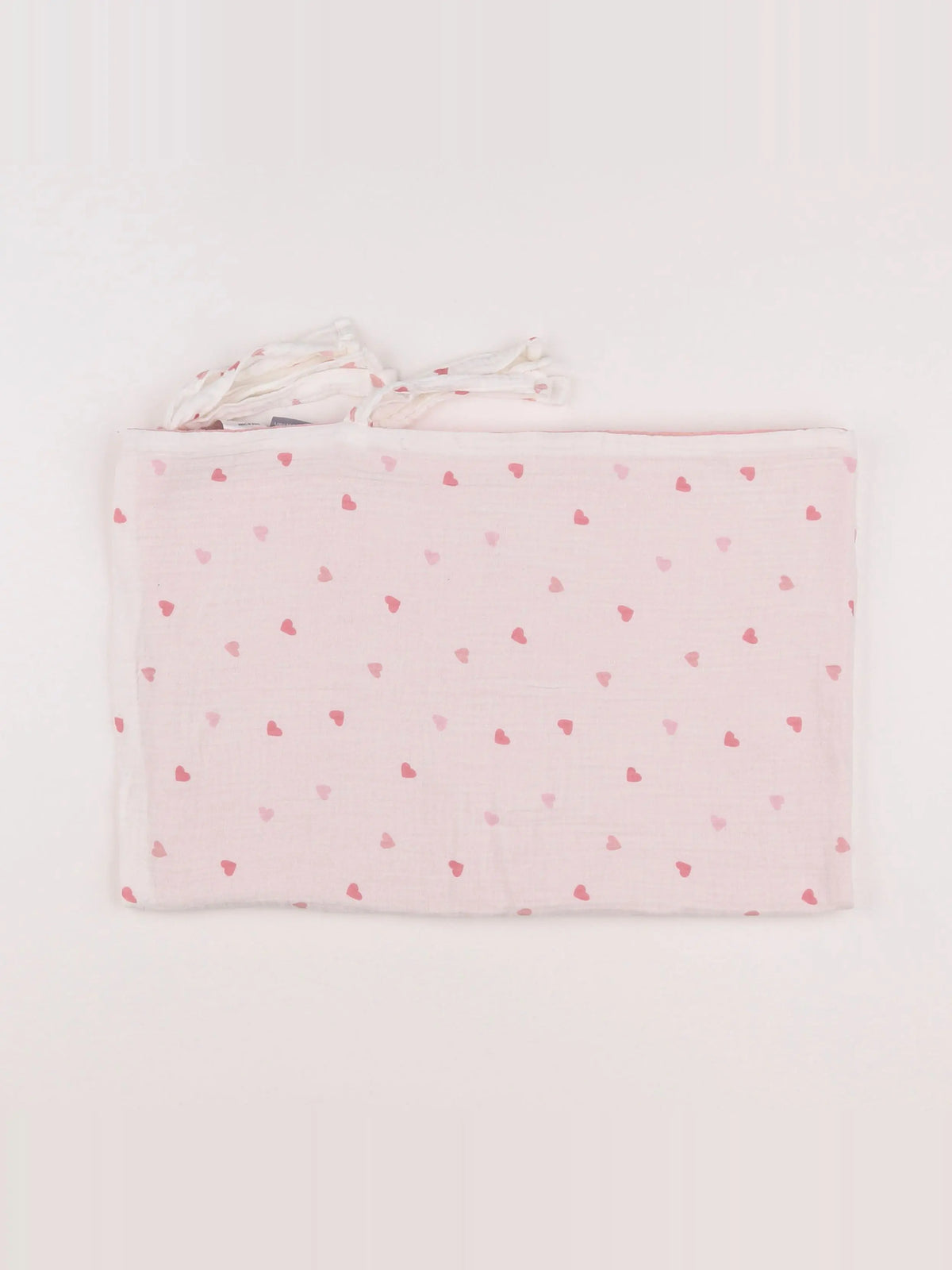 Vertbaudet - tour de lit blanc, rose -