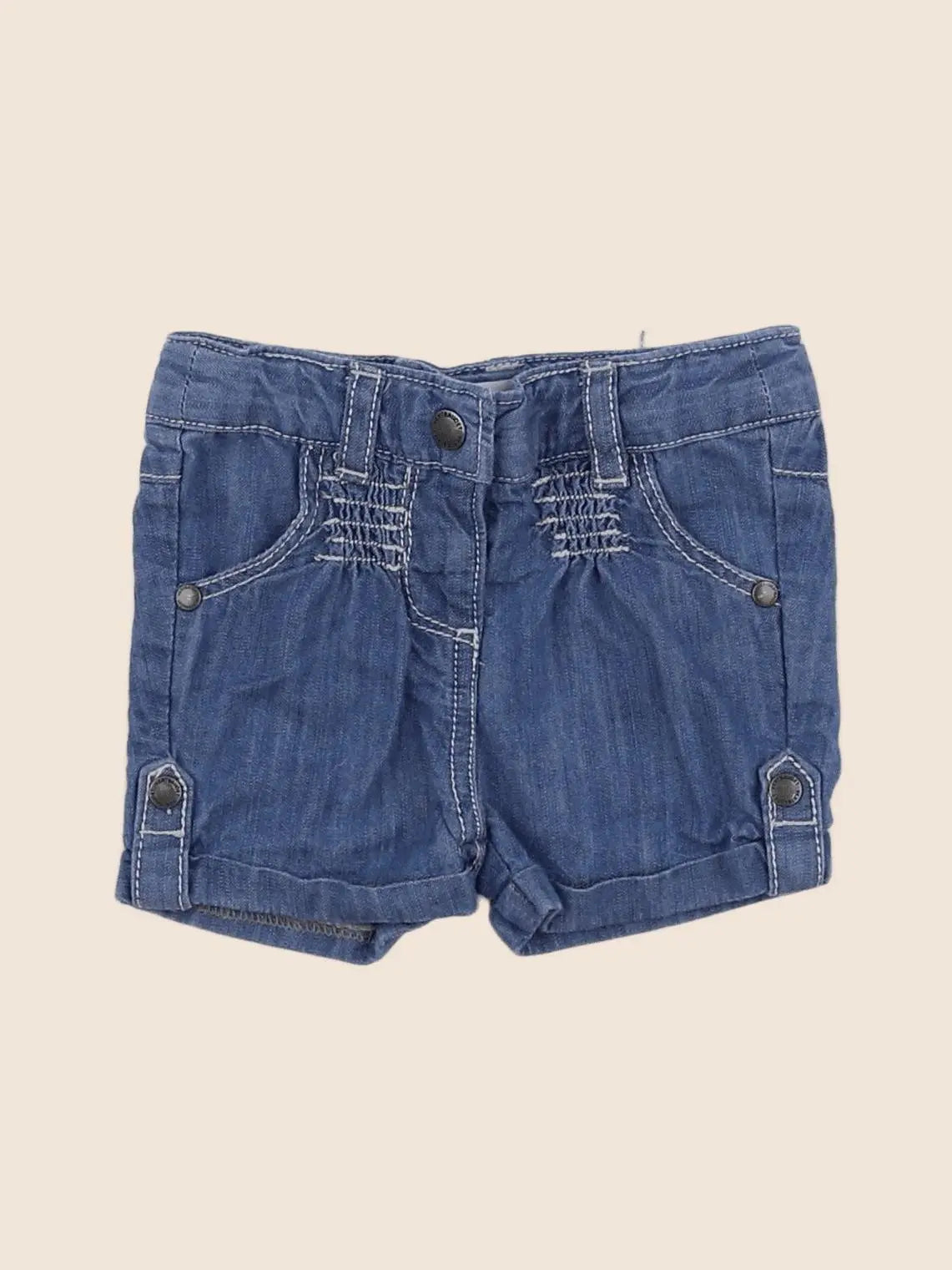 Vertbaudet - short bleu - 3 mois