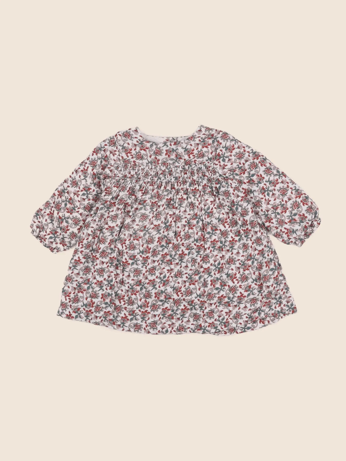 Vertbaudet - robe multicolore - 18 mois