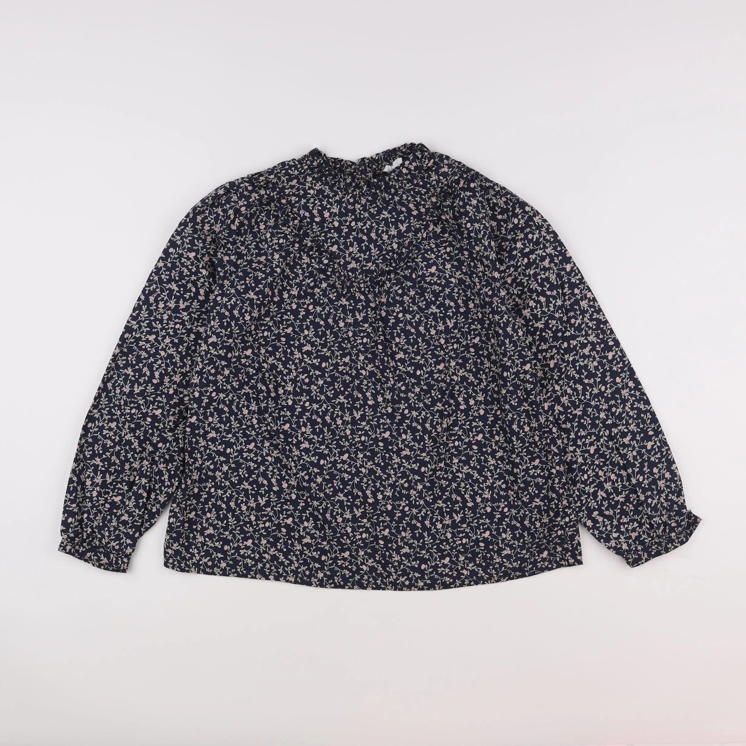 Vertbaudet - blouse noir, beige - 12 ans