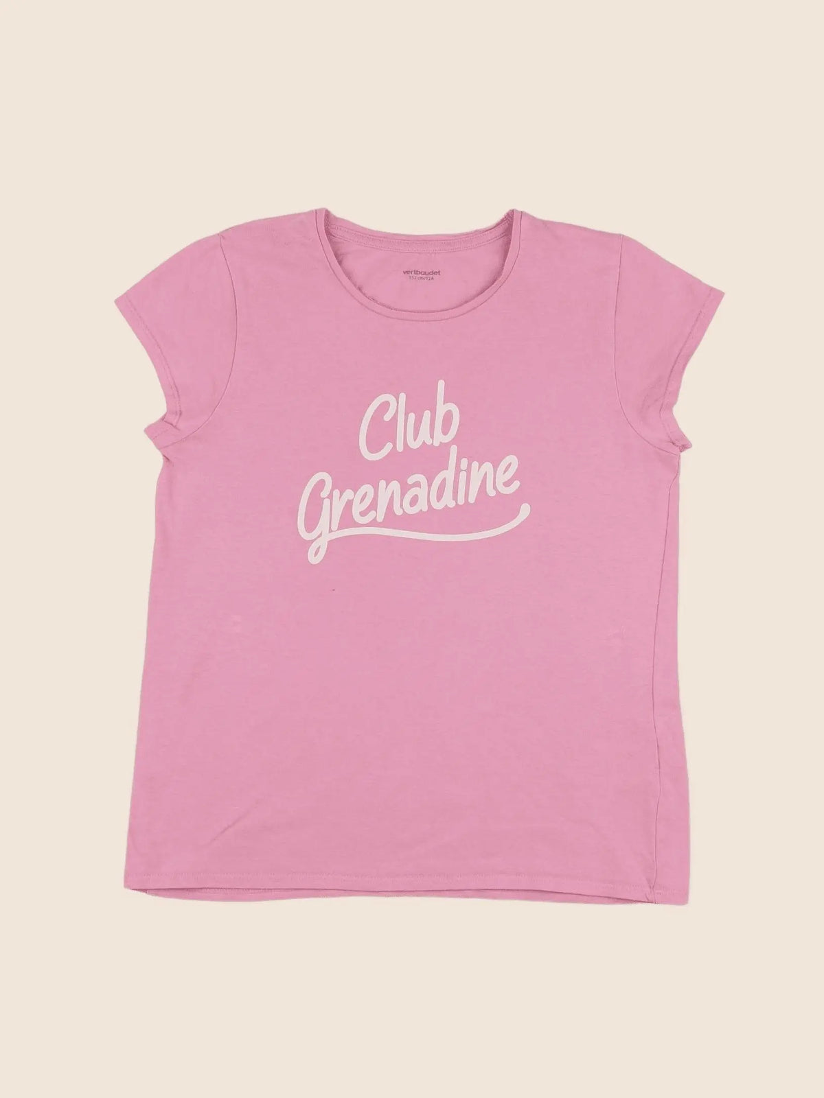 Vertbaudet - tee-shirt rose - 12 ans