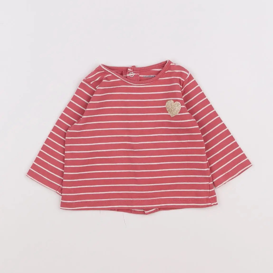 Vertbaudet - tee-shirt rose - 3 mois