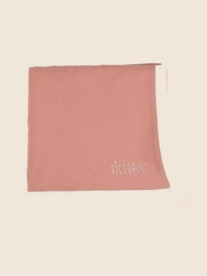 Petit Picotin - "VICTORINE" serviette de bain rose - 130X75 cm
