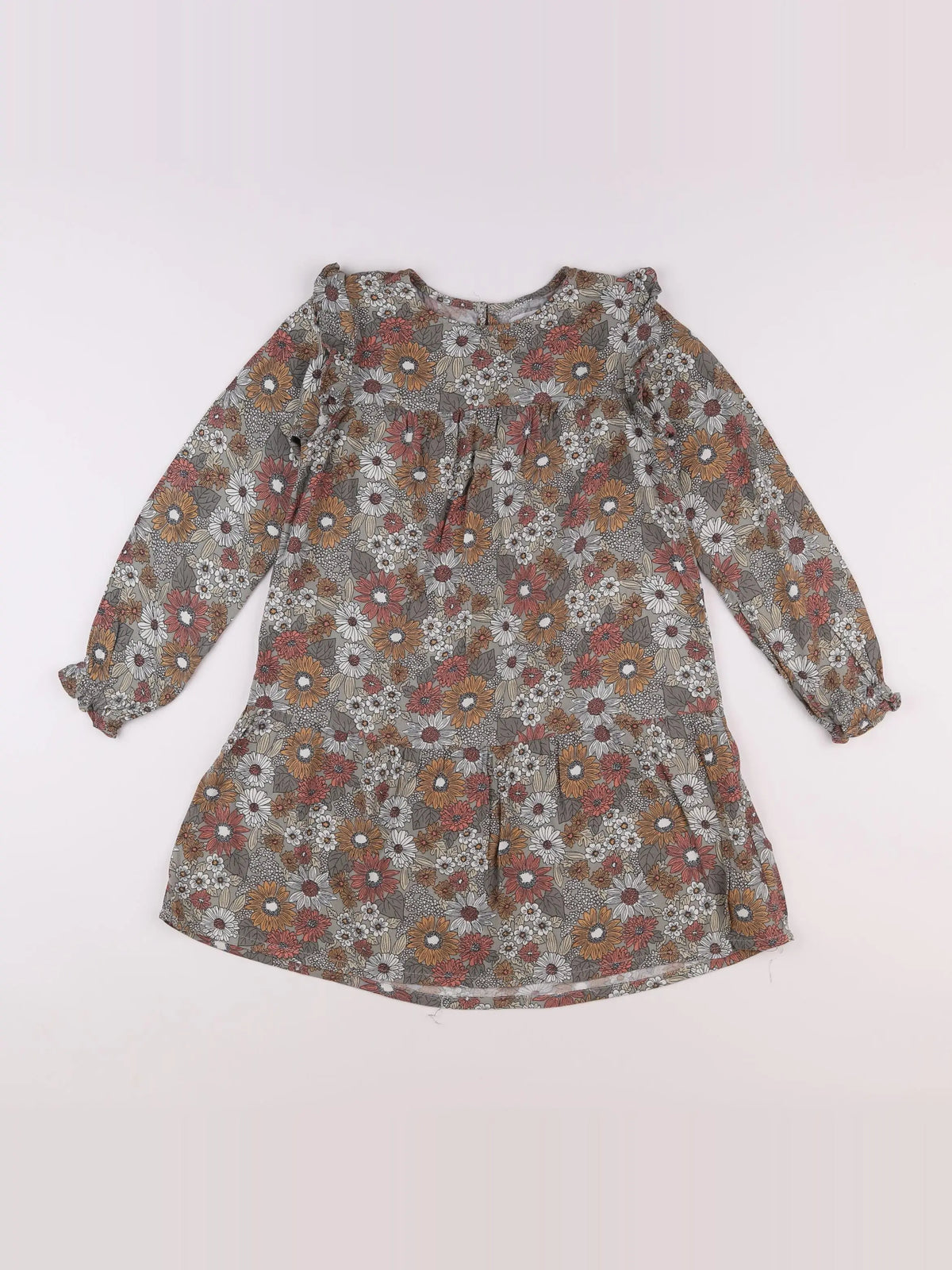 Vertbaudet - robe multicolore - 8 ans