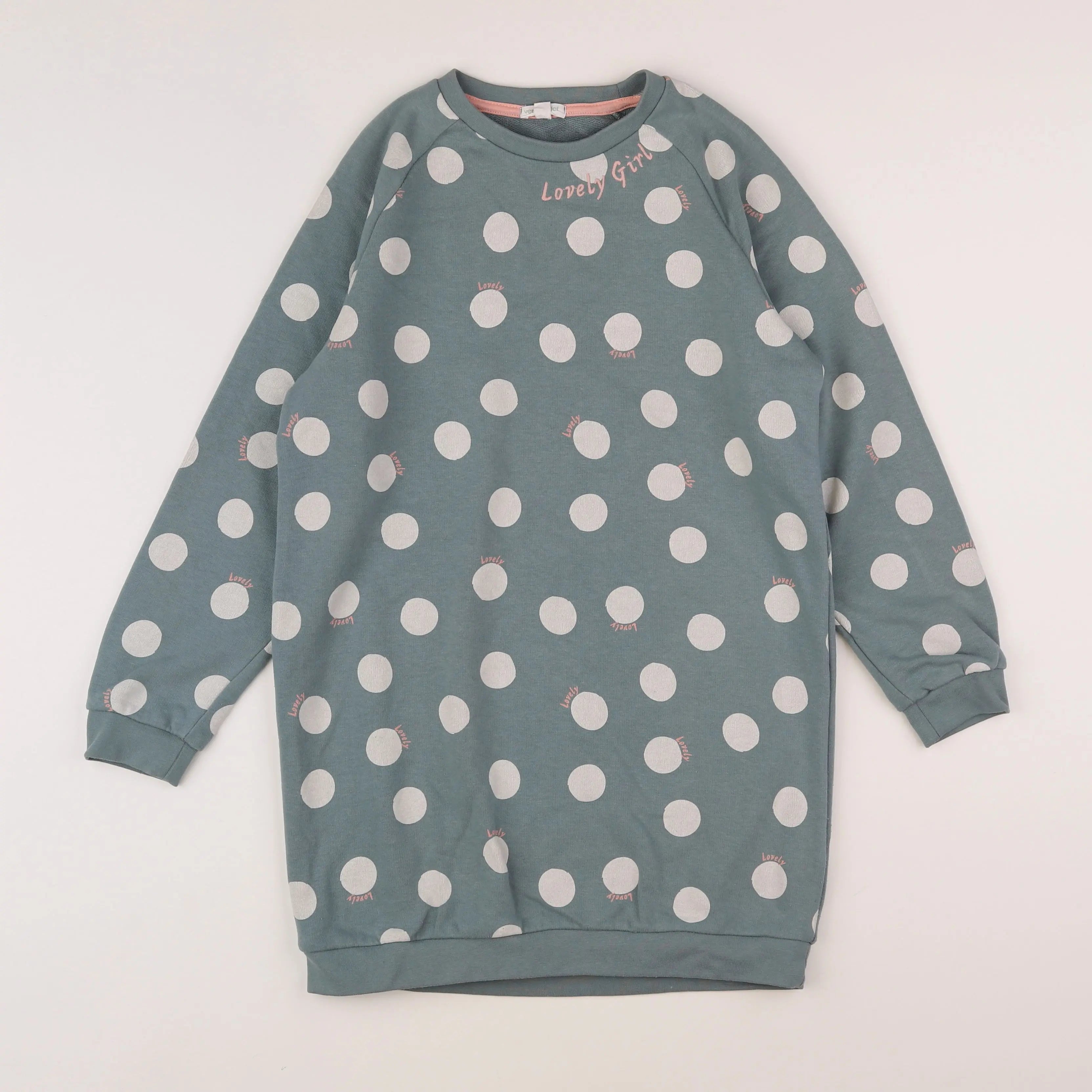 Vertbaudet - robe vert - 10 ans