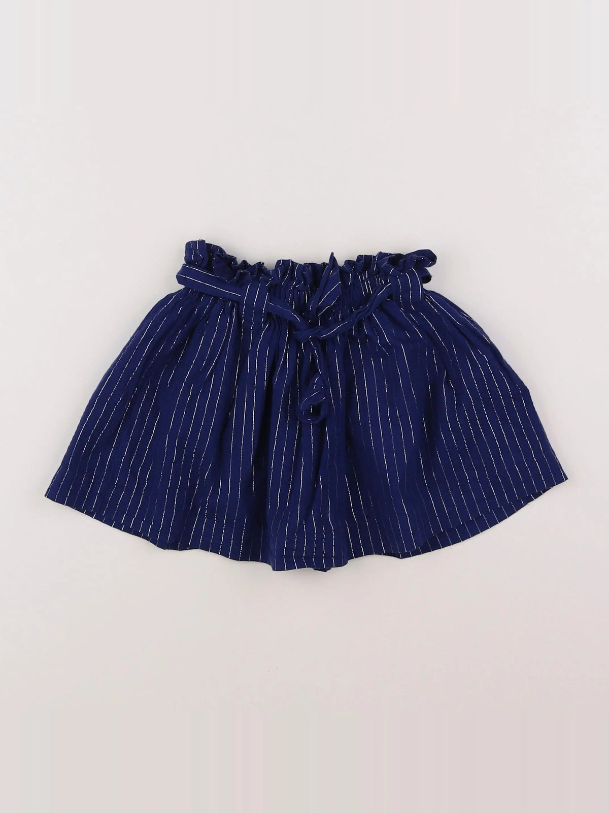 Vertbaudet - jupe bleu, argent - 2 ans