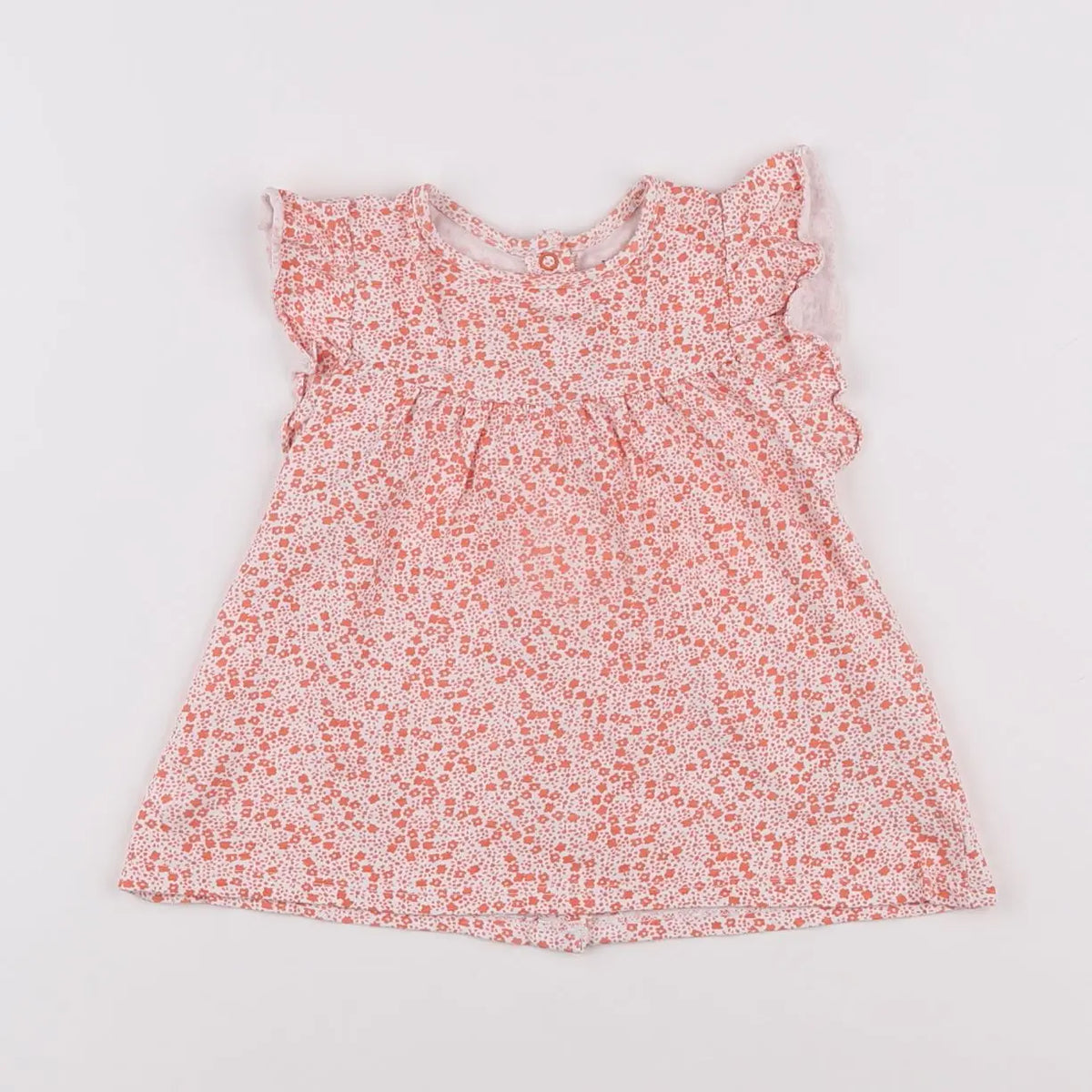 Vertbaudet - robe orange - 18 mois