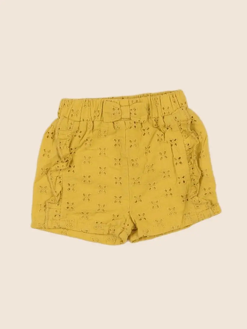 Vertbaudet - short jaune - 3 mois