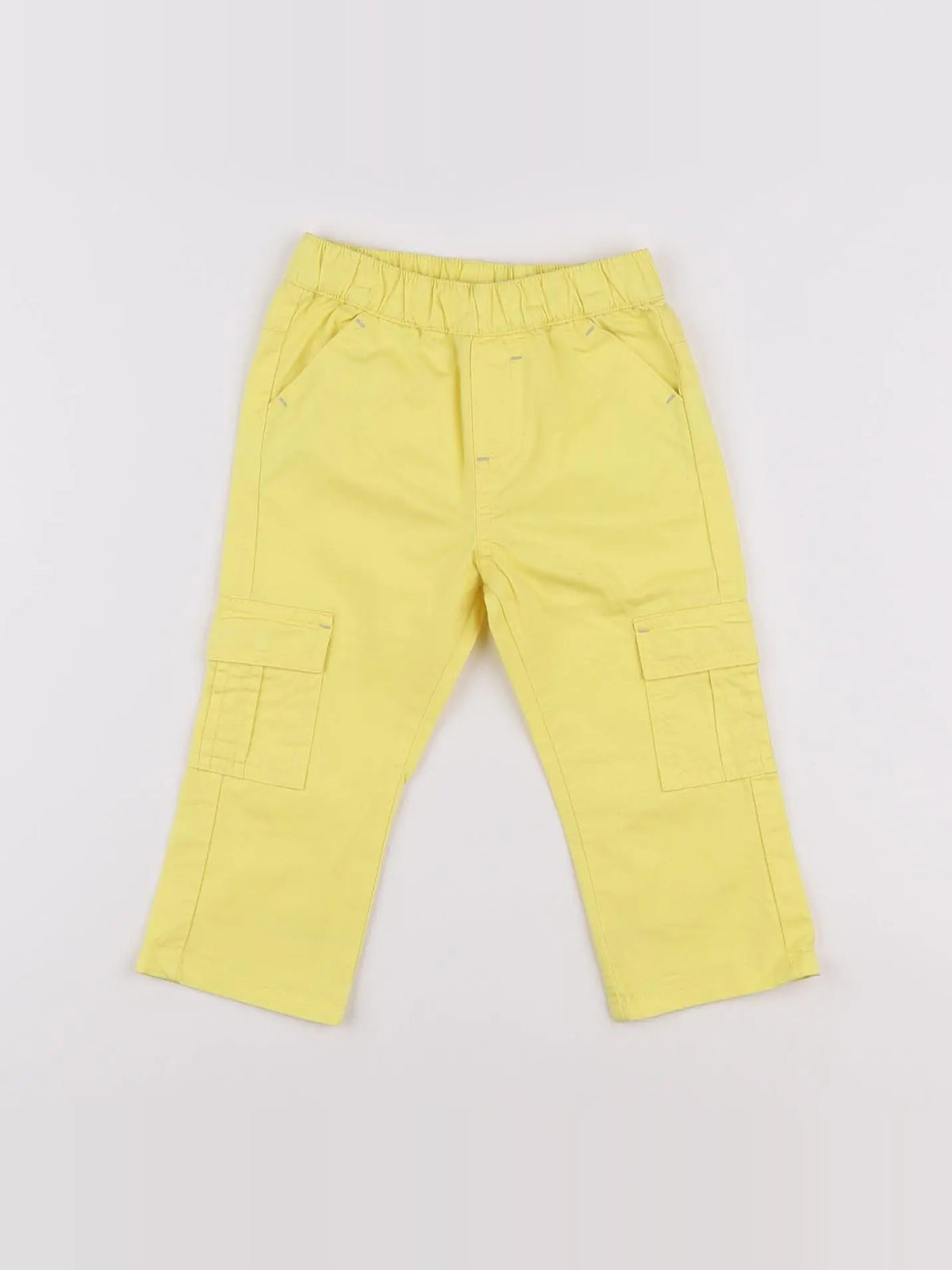 Vertbaudet - pantalon jaune - 18 mois
