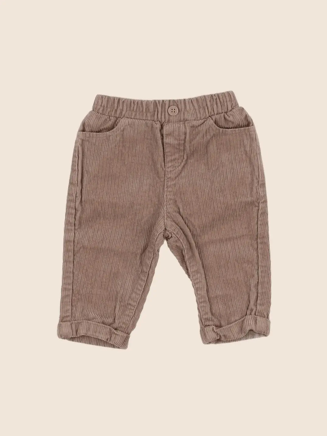 Vertbaudet - pantalon marron - 3 mois