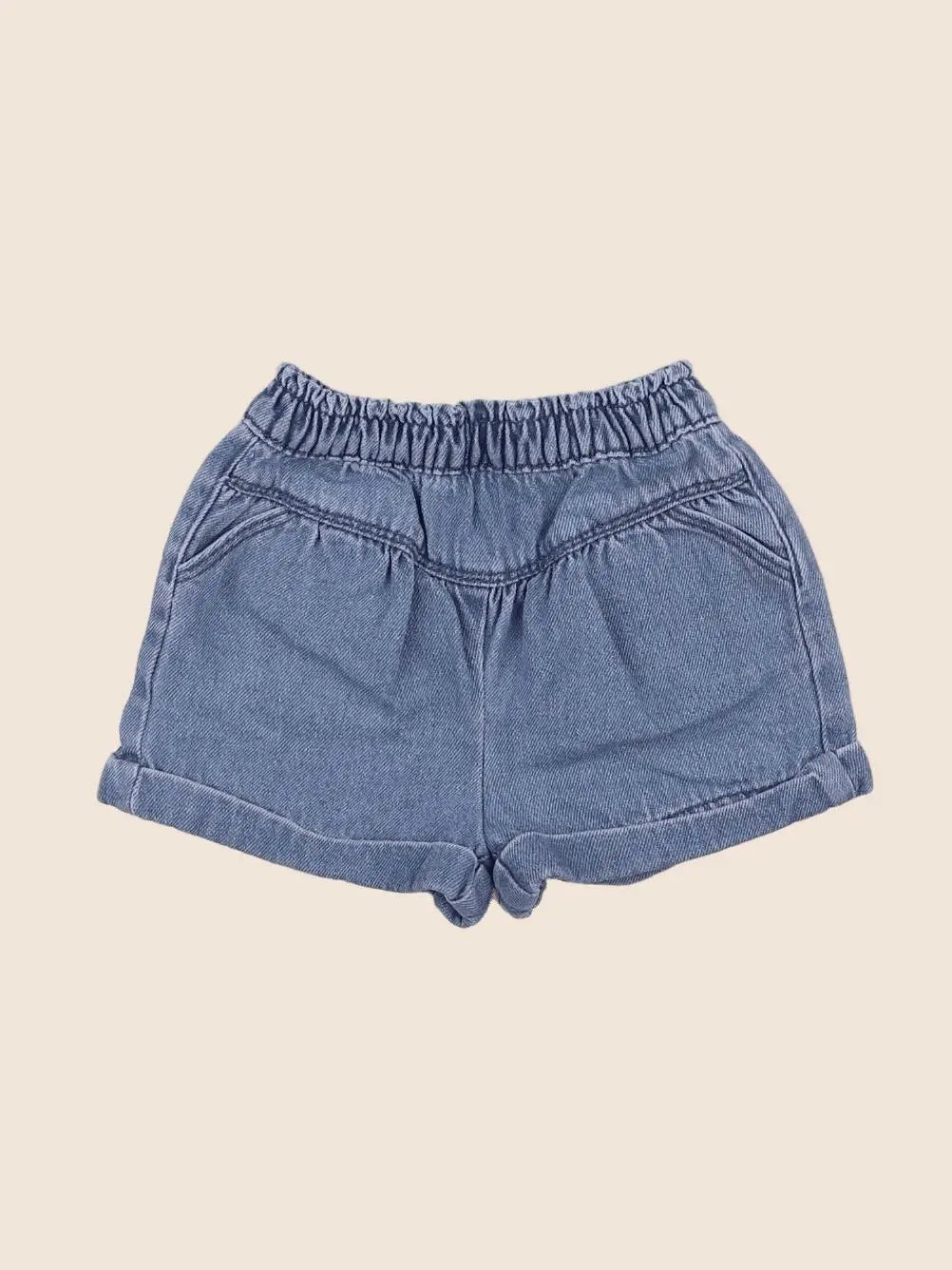 Vertbaudet - short bleu - 6 mois