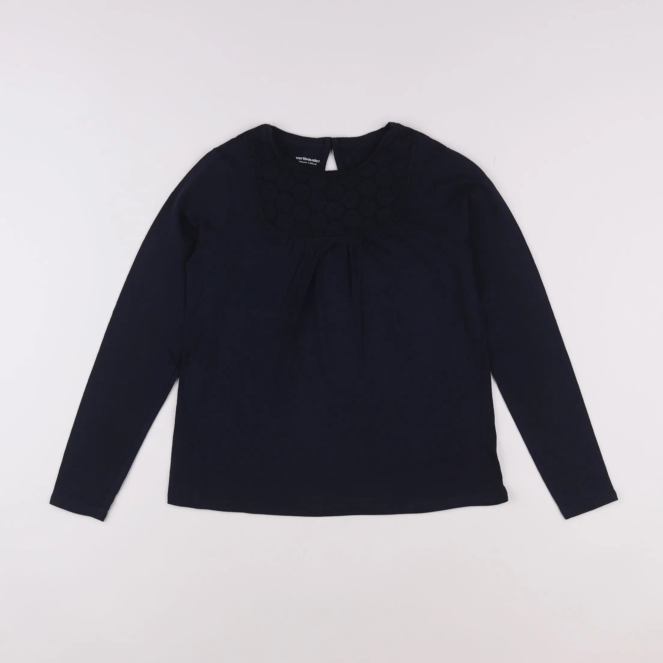 Vertbaudet - tee-shirt bleu - 10 ans